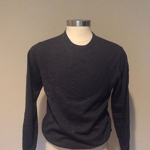 NEW Charcoal lightweight cashmere sweater